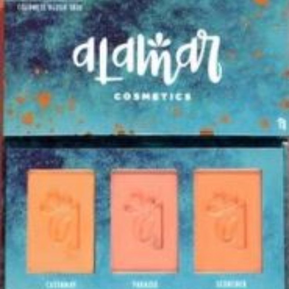 Alamar Cosmetics Colorete Blush Trio, Fair/Light